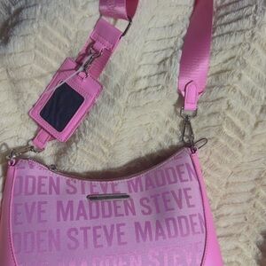 Steve Madden Vibrant Pink Crossbody Bag